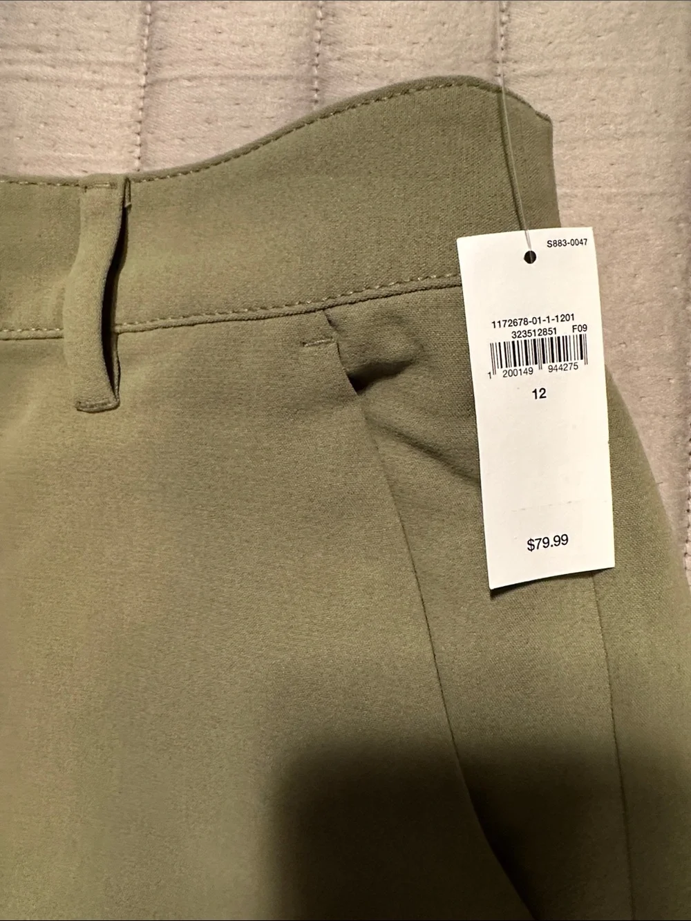 NEW Gap High Waisted Straight Crop Pants, sz 12 - Picture 3 of 12